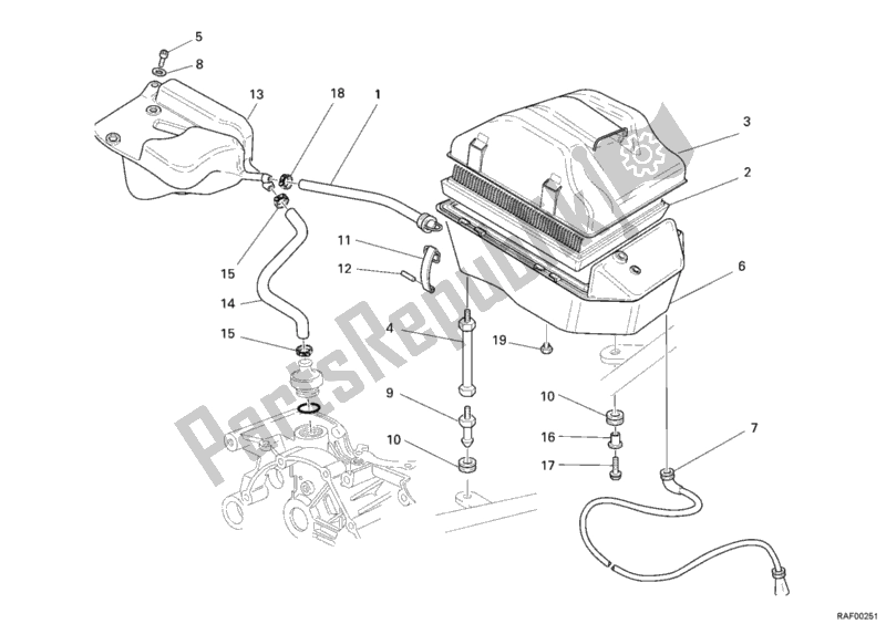 Toutes les pièces pour le Admission du Ducati Monster S2R 800 2006